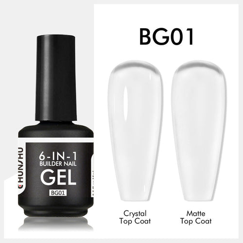 Nail Builder Gel in Pink, Clear and Nude | 15ML