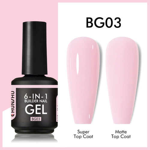 Nail Builder Gel in Pink, Clear and Nude | 15ML