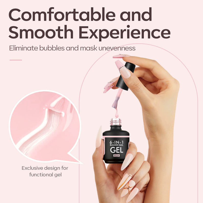 Nail Builder Gel in Pink, Clear and Nude | 15ML