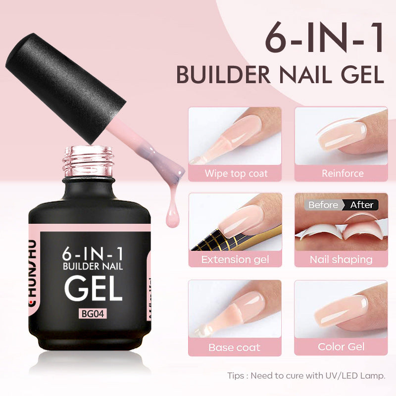 Nail Builder Gel in Pink, Clear and Nude | 15ML